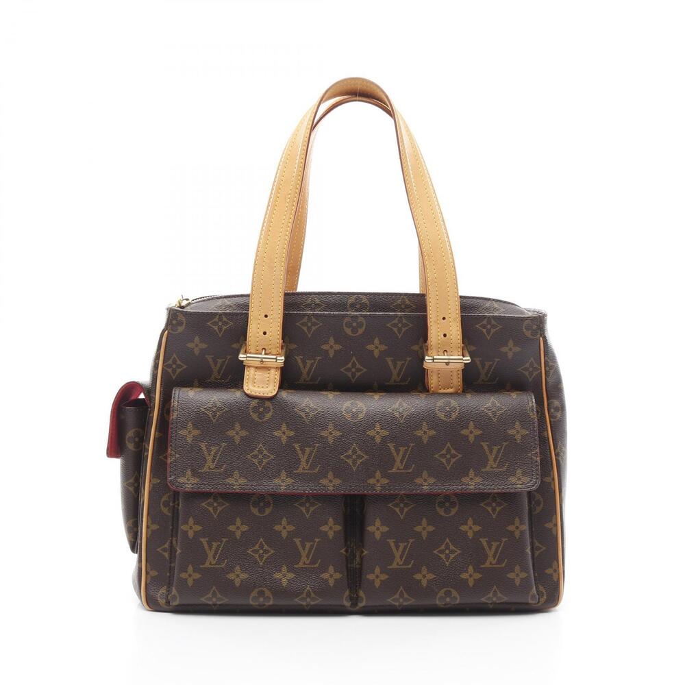 Louis Vuitton Multiplicit Handbag Canvas Leather Monogram Brown